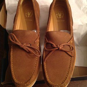 Cole Haan men's Pinch Camp Brown Suede Moccasin Loafers - 11.5M - New in Box